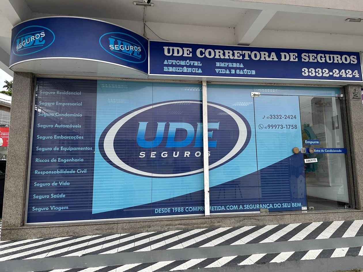 UDE Corretora de Seguros em Gaspar/SC.